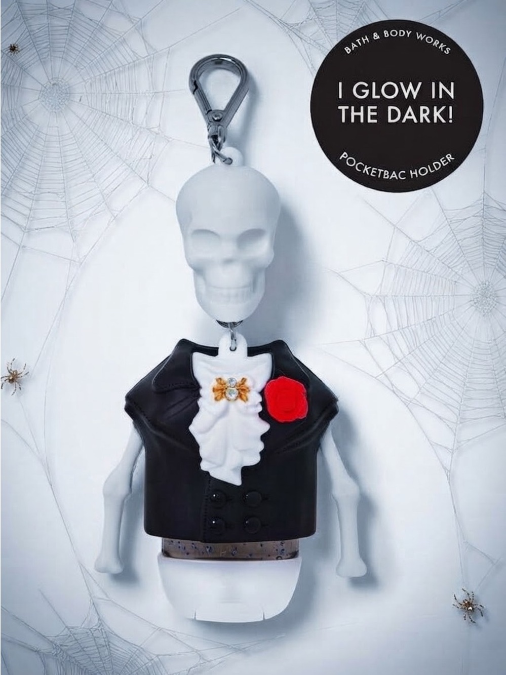 Dapper Skeleton Bath & Body Works Glow-in-the-Dark PocketBac Holder